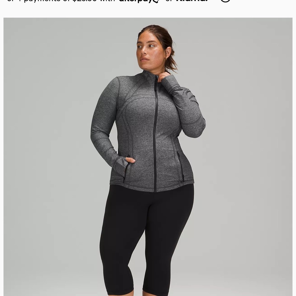 Lululemon define jacket! Size 4 worn twice.